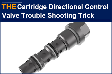 Many manufacturers have no solution to the hydraulic cartridge directional control valve, AAK solved the problem by adding damping orifices