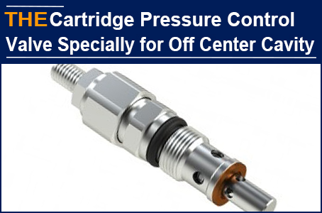 Hydraulic cartridge pressure control valve specially for manifold with off center cavity, AAK assisted Galeno to participate in the exhibition