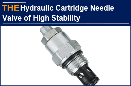 Hydraulic Cartridge Needle valve with 3 Functions, AAK boosted the Hot Sales of Equipment with High Stability