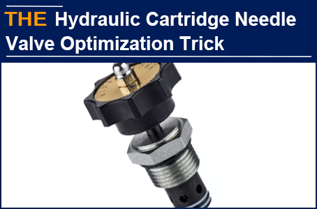 AAK Hydraulic Cartridge Needle Valve used a 6 mm chamfer trick to solve Peder's equipment abnormality