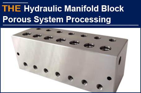 For the Hydraulic Manifold Block with porous system like cranial nerve, after AAK made samples successfully, customer placed an order of US$80,000