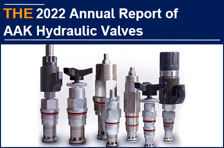 The 2022 annual report of AAK Hydraulic Valves, focusing on moving one step every day