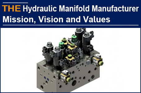 The report of mission, vision and values of AAK hydraulic Manifolds, which comes from the encouragement of a customer