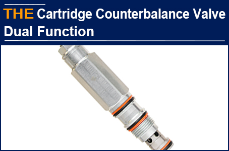 Dual function Hydraulic Cartridge Counterbalance valve, AAK replaced the Greek manufacturer