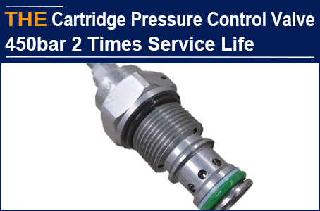 Hydraulic Cartridge Pressure Control Valve with 450bar pressure resistance, AAK's service life is twice that of its peers