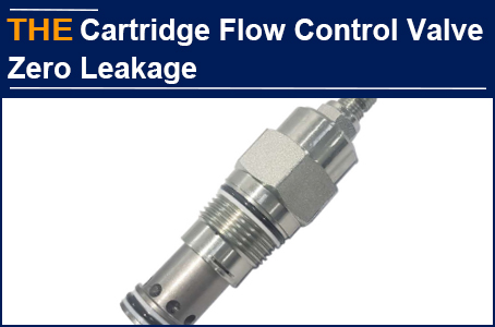 The leakage of Hydraulic Cartridge Flow Control Valve caused by spring, was solved by AAK from 3 points