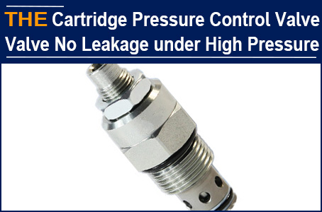 AAK Hydraulic Cartridge Pressure Control Valve with 3 seals, no leakage under high pressure