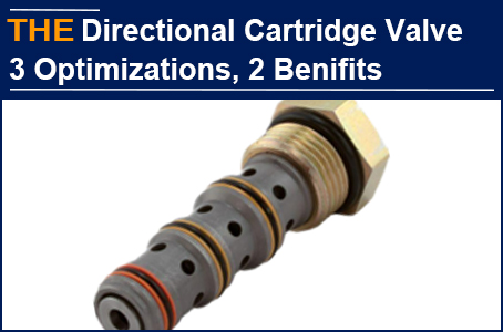 AAK Hydraulic Directional Control Cartridge Valve is optimized in 3 ways, which gives Eugenia 2 major benefits