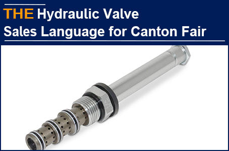 2 sets of Sales Languages get along well with Canton Fair, and AAK Hydraulic Valves do this way