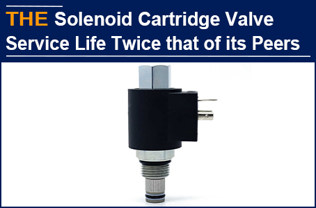 AAK Hydraulic Solenoid Cartridge Valve is 20% more expensive, but has a service life twice that of its peers