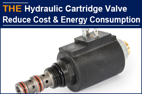 By using AAK Integrated Hydraulic Threaded Cartridge Valve, both the cost and energy consumption of the lift is reduced