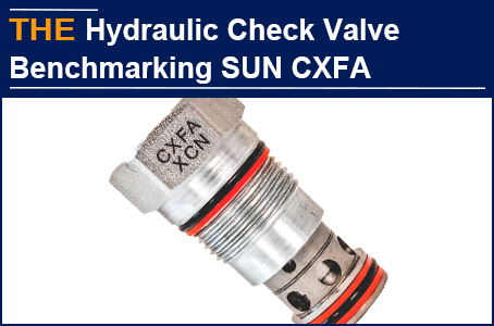 Hydraulic check valve with 12 shipments per year, 3 key elements benchmarking SUN CXFA