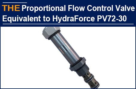 For Hydraulic Electro-Proportional Priority Flow Control Valve Cartridge equivalent to HydraForce PV72-30, AAK received re-order from Brazilian client