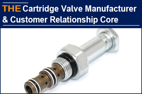 Relationship between Cartridge Valve manufacturers and inquiry customers is like that of men and women in love, AAK adheres to 3 benefits and trust