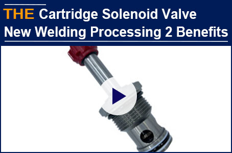 Cartridge Solenoid Valve equivalent to HydraForce SV08-20, AAK new welding process brings customers 2 benefits
