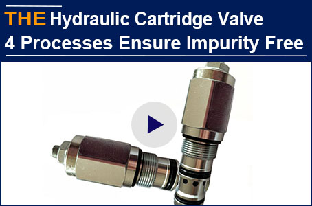 AAK Hydraulic Screw-in Cartridge Valve, 4 Processes to Ensure Impurity Free