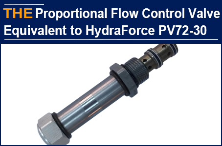 For Hydraulic Pressure Compensated Proportional Flow Regulator Cartridge equivalent to HydraForce PV70-30, AAK received re-order from Brazilian client