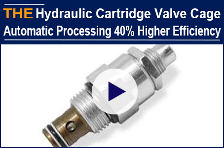 AAK Hydraulic Cartridge Valve Cage Automatic Processing 40% higher Efficiency