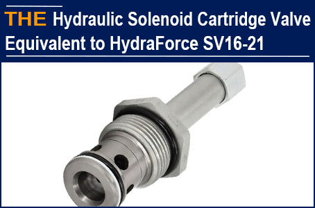 For Hydraulic Solenoid Cartridge Valve equivalent to HydraForce SV16-21, an American customer placed order with AAK directly without testing samples