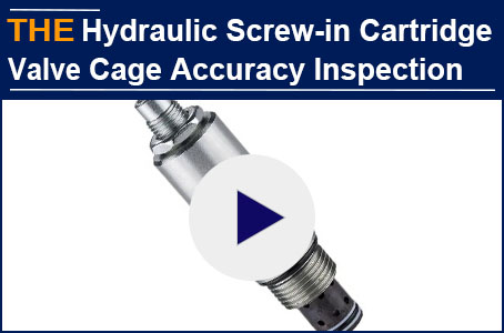 AAK Hydraulic Screw-in Cartridge Valve Cage Accuracy Inspection