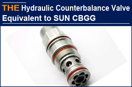 For Hydraulic Counterbalance Valve Valve equivalent to SUN CBGG, a Spain customer placed the annual order after 15 months finally