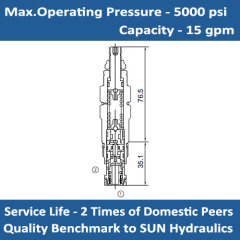 E-SCCB Atmospherically referenced, direct-acting sequence valve with reverse flow check