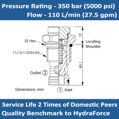 E-HCV12-20 CHECK VALVE