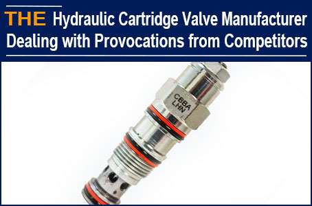 What should hydraulic cartridge valve manufacturers do when faced with face-to-face provocation from their opponents? A short story from AAK