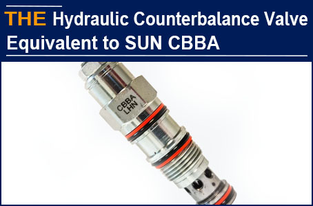For Hydraulic Cartridge Counterbalance Valve equivalent to SUN CBBA, AAK received the order from a Turkey customer 1 year later unexpectedly