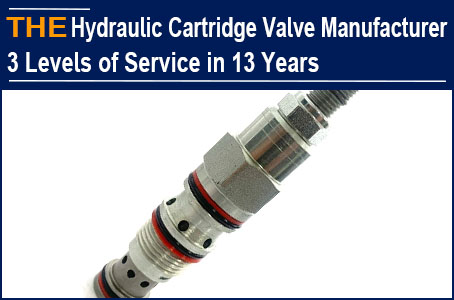 For potential customers, hydraulic cartridge valve manufacturer AAK has insisted on 3 sentences for 13 years