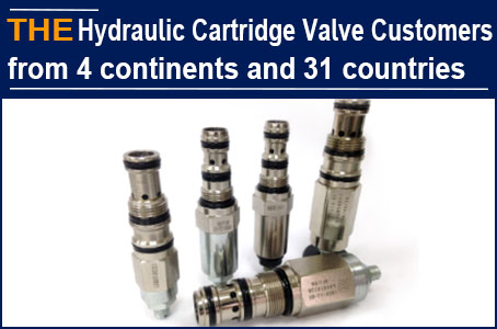 Hydraulic cartridge valve manufacturer AAK has encountered customers from 4 continents and 31 countries, relying on 3 secrets