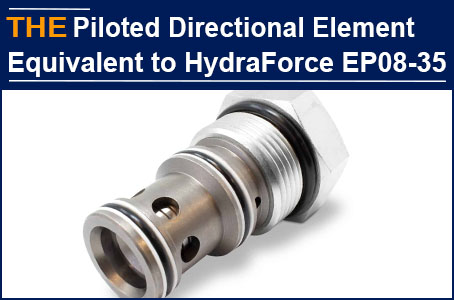 For Hydraulic Piloted Directional Element equivalent to HydraForce EP08-35, AAK received order from a new customer in Europe