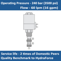 E-SV12-34 SOLENOID CARTRIDGE VALVE 2 POSITION, 3 WAY