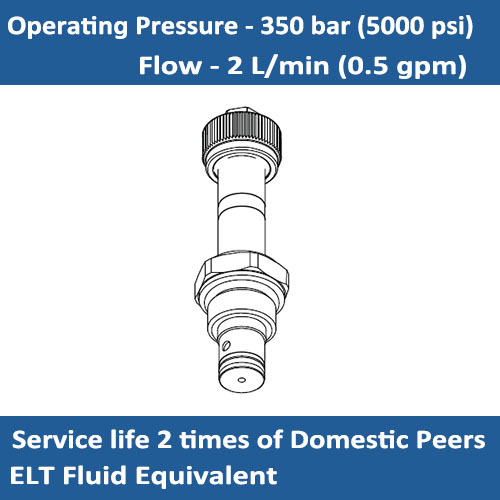 E-E08N-23KPT SOLENOID CARTRIDGE VALVE, POPPET, 2 WAY, N.O