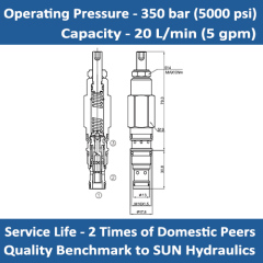 E-PRBB Direct-acting, pressure reducing/relieving valve