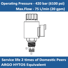 E-SD3E-B2 SOLENOID CARTRIDGE VALVE, POPPET, 2 WAY, N.C