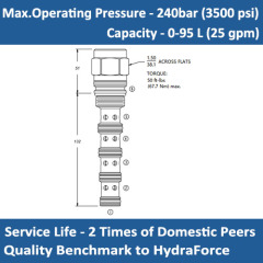 E-PD16-S60N Piloted 4-Way Spool Directional Valve