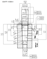 E-DC08-40 Dual Pilot Operated Check Valve