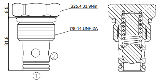 E-CV10-20 CHECK VALVES