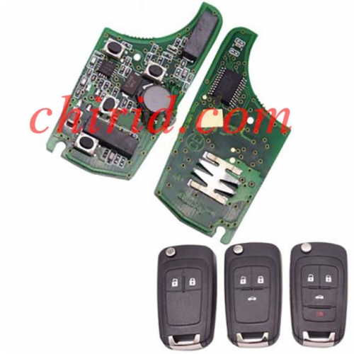 Buick smart keyless remote key with 433MHZ 7952 chip ,2;3;3+1button key, please choose which key shell in your need