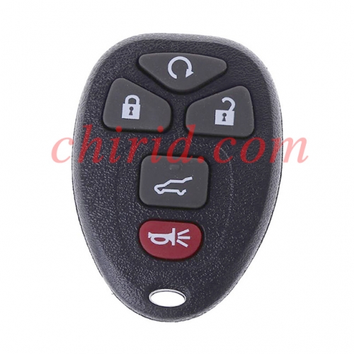 GM 4+1 Button remote key  with FCCID OUC60270-315mhz (GM # 15913421 , 15913420 ,  20869057 15857840 5913427)