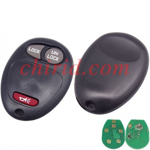 GM 2+1 Button remote key  with FCCID L2C0007T-315mhz
