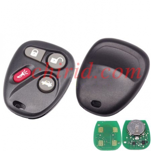 Buick 3+1 button remote key with 315MHZ N BOARD FCCID = KOBLEAR1XT