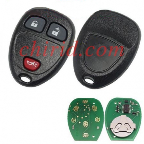 GM 2+1 Button remote key  with FCCID KOBGT04A -315mhz (GM# 22733524 ,  22733523 , 15252034 ,  15777636 , 15114374)