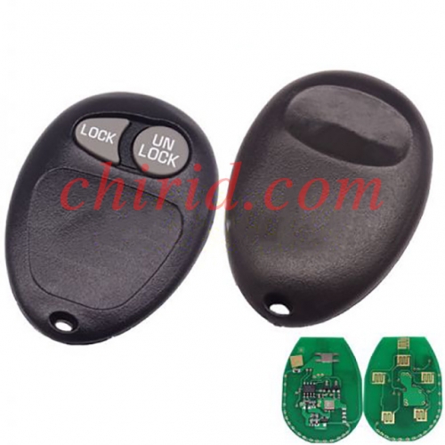 Buick GL8 2 button remote key with 315mhz