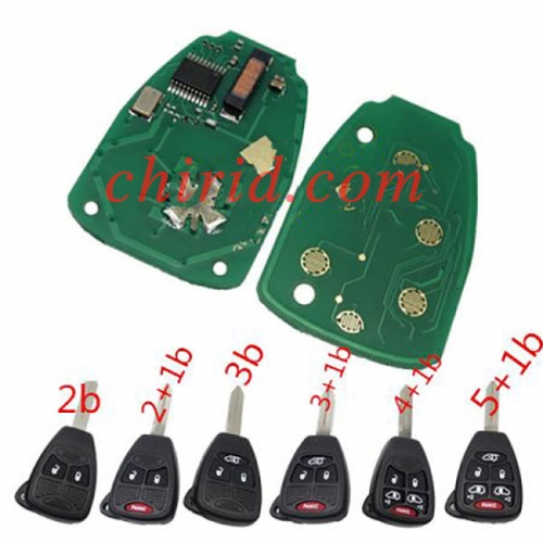 Chrysler remote key  with PCF7941 Chip 46 Chip  FCCID is OHT692427AA for 2006-2010 year, with 315Mhz you need choose,what button remote you need? 2 ,