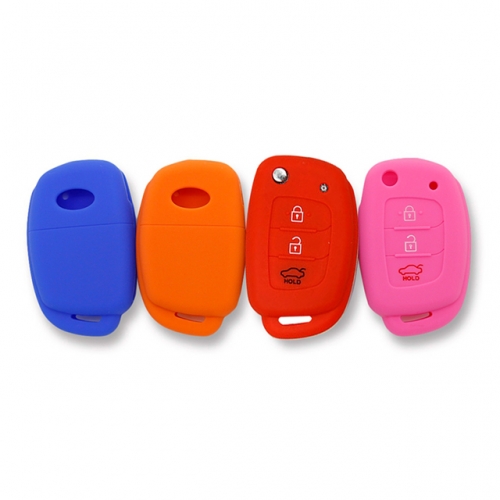 Hyundai 2+1 button silicon case  Please choose which color you like