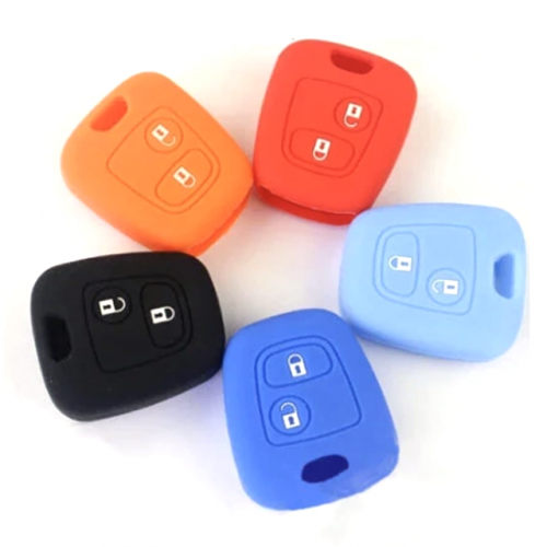Peugeot, Citroen 2 button silicon case  Please choose which color you like