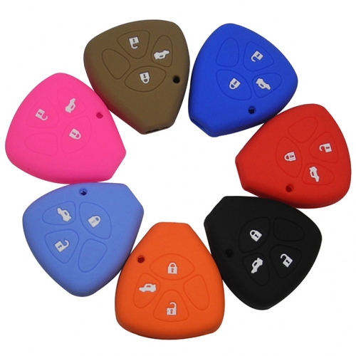 Toyota 3 button silicon case  Please choose which color you like