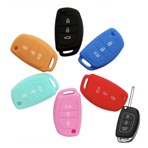 Hyundai 3 button silicon case  Please choose which color you like